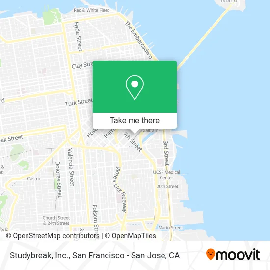 Studybreak, Inc. map