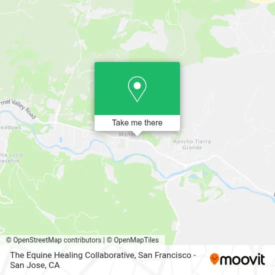 The Equine Healing Collaborative map