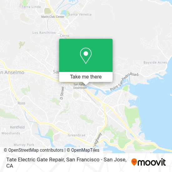 Tate Electric Gate Repair map