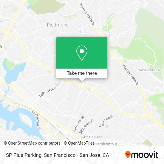 SP Plus Parking map