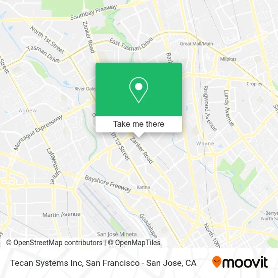 Tecan Systems Inc map