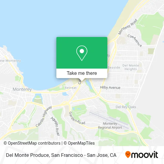 Del Monte Produce map
