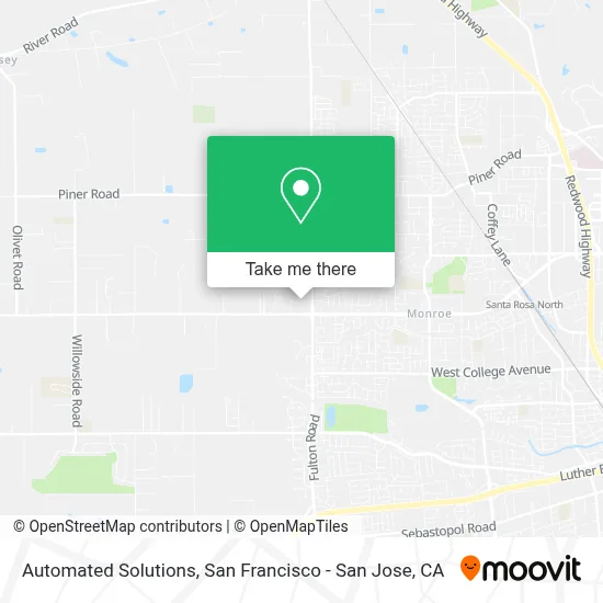 Automated Solutions map