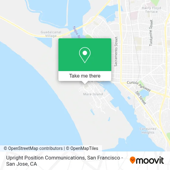 Upright Position Communications map