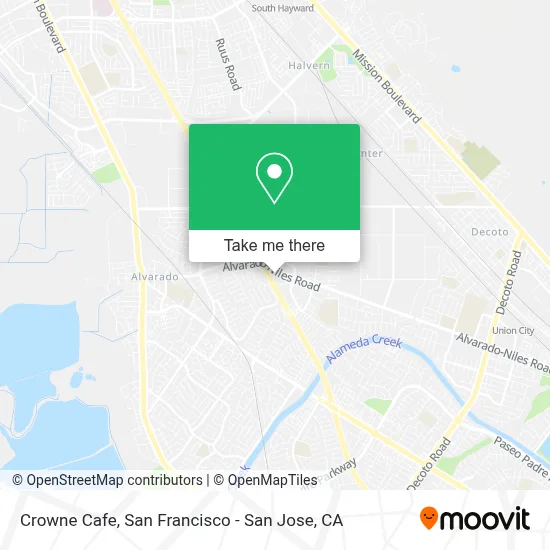 Crowne Cafe map