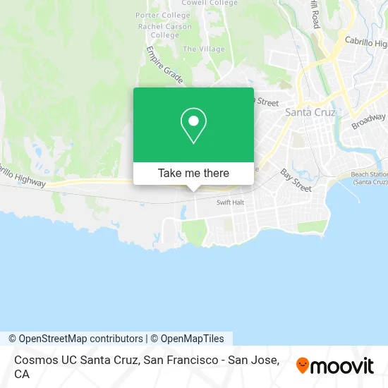 Cosmos UC Santa Cruz map