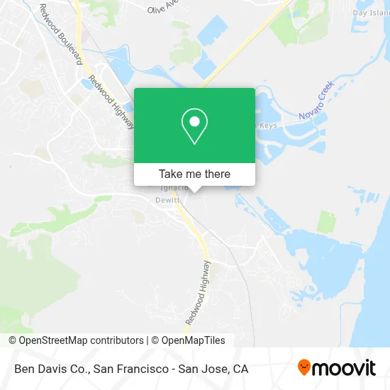 Ben Davis Co. map