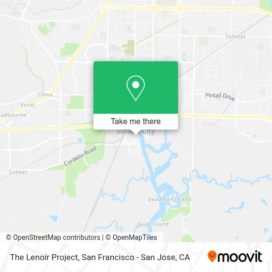 The Lenoir Project map