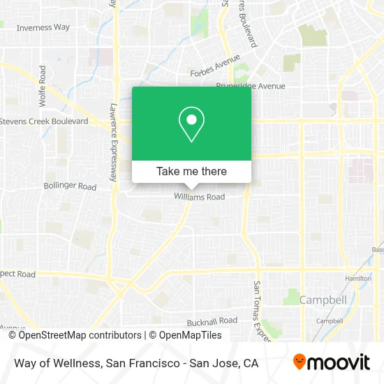 Way of Wellness map