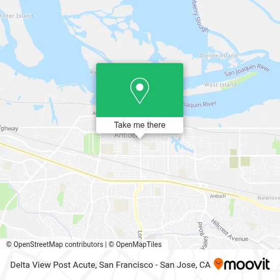 Delta View Post Acute map