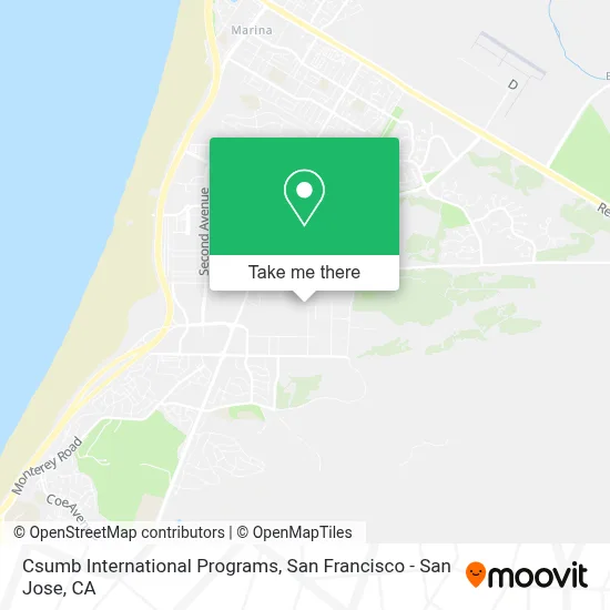 Csumb International Programs map