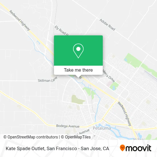 Kate Spade Outlet map