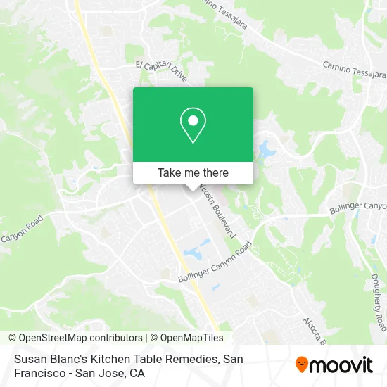 Susan Blanc's Kitchen Table Remedies map