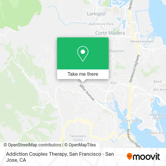 Addiction Couples Therapy map