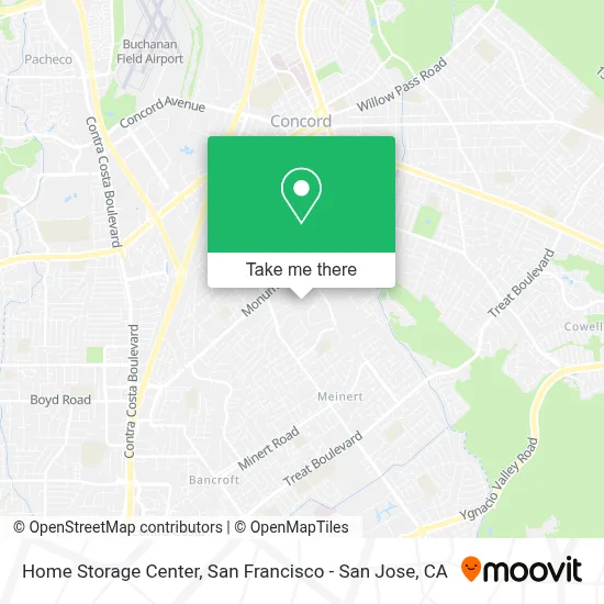 Home Storage Center map