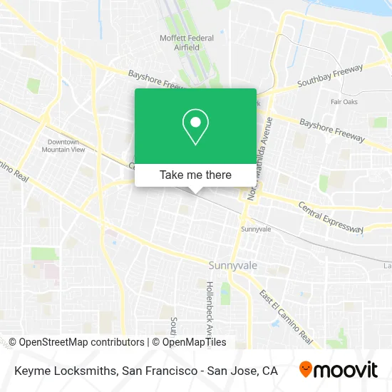 Keyme Locksmiths map