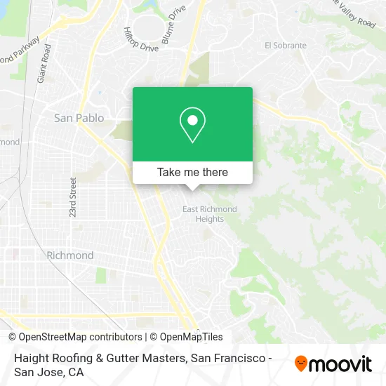 Haight Roofing & Gutter Masters map