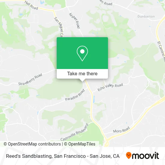Reed's Sandblasting map