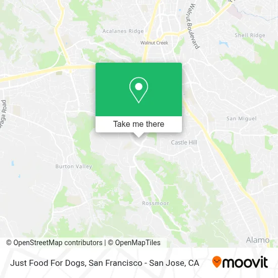 Just Food For Dogs map