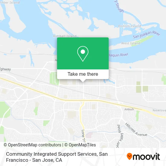 Community Integrated Support Services map