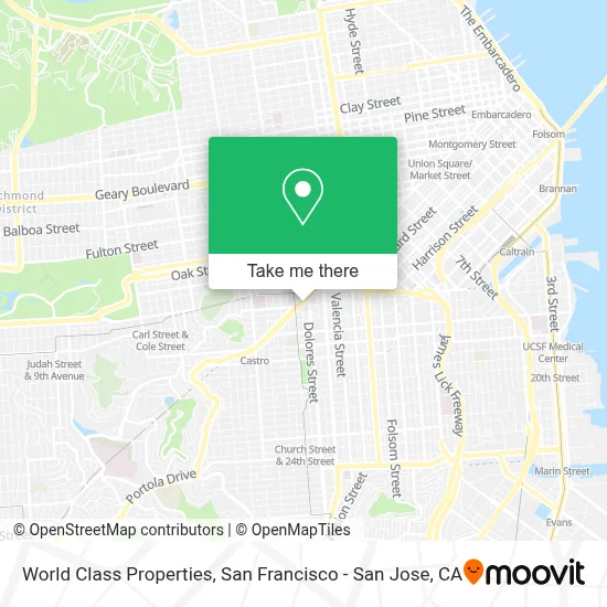 World Class Properties map