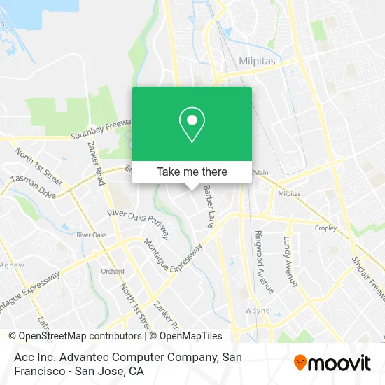 Acc Inc.  Advantec Computer Company map