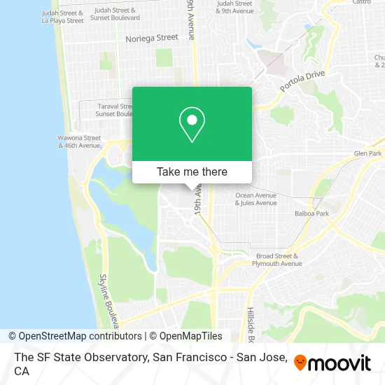 The SF State Observatory map