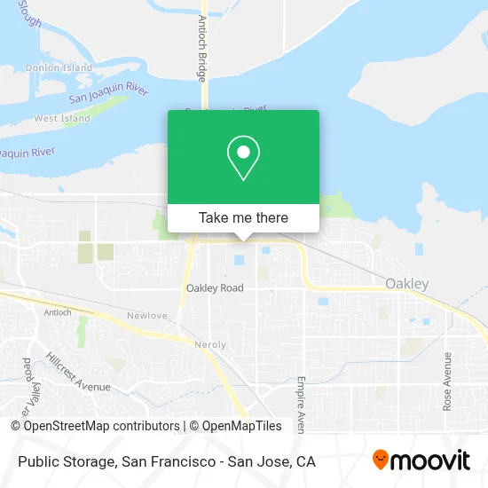 Public Storage map