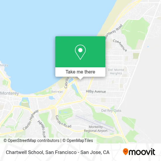 Chartwell School map