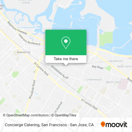 Concierge Catering map