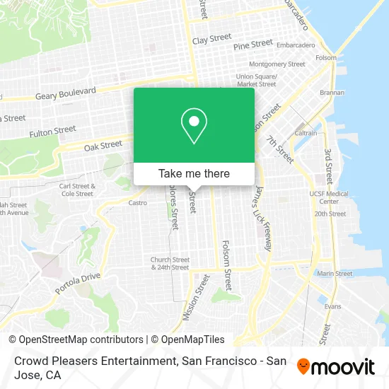 Crowd Pleasers Entertainment map