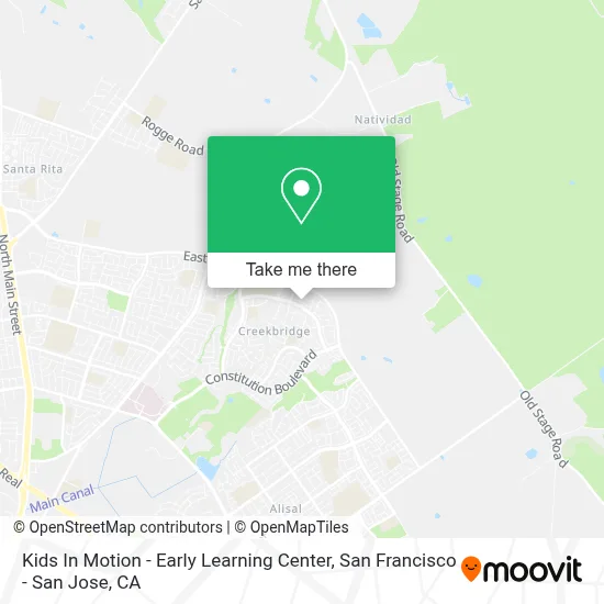 Kids In Motion - Early Learning Center map