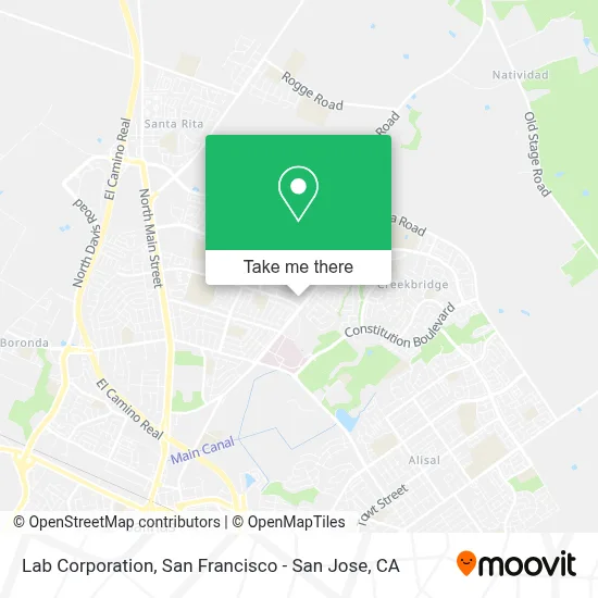 Lab Corporation map