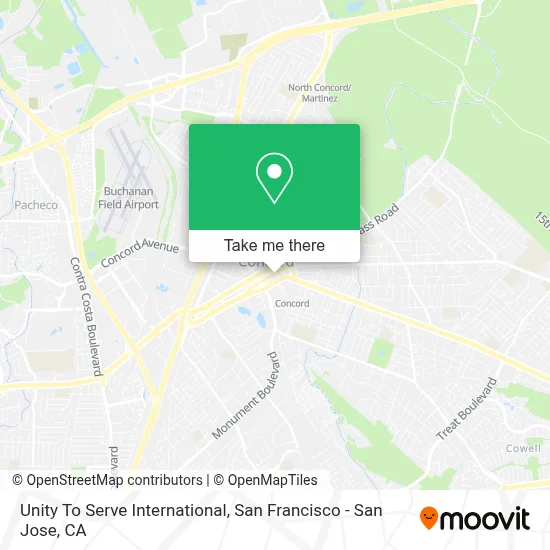 Unity To Serve International map