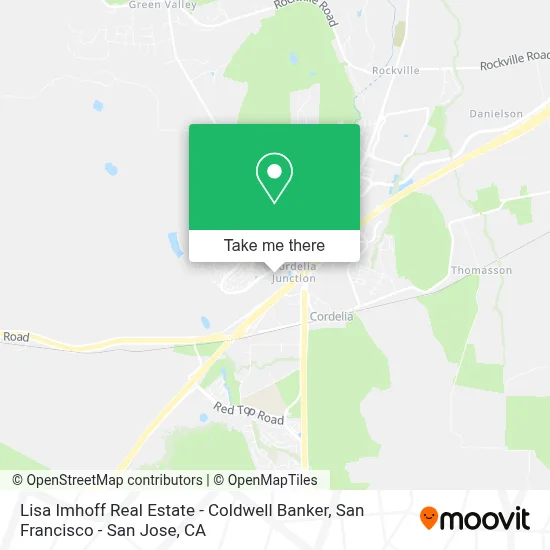 Lisa Imhoff Real Estate - Coldwell Banker map