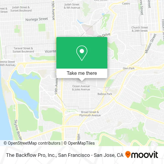 The Backflow Pro, Inc. map