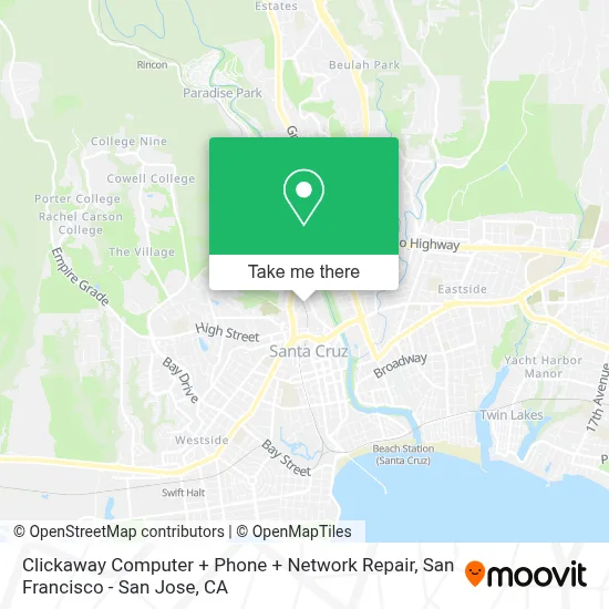 Mapa de Clickaway Computer + Phone + Network Repair