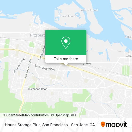 House Storage Plus map