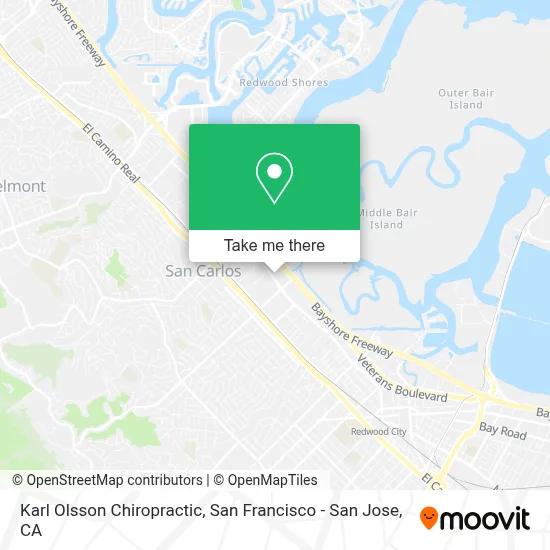 Karl Olsson Chiropractic map