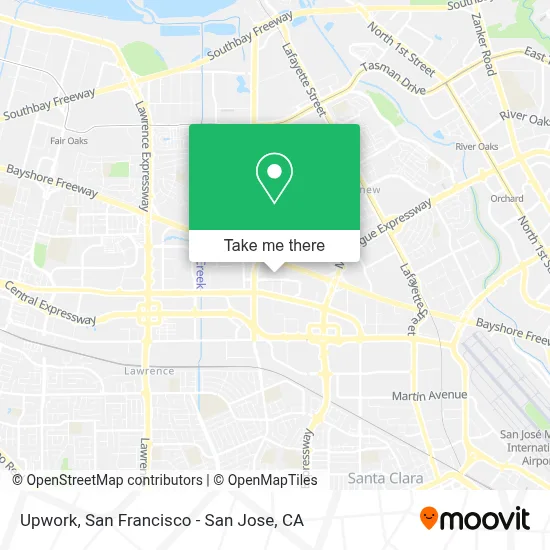 Upwork map