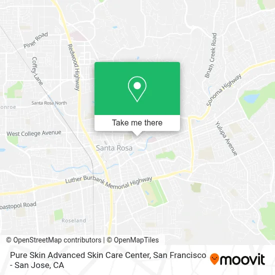 Pure Skin Advanced Skin Care Center map