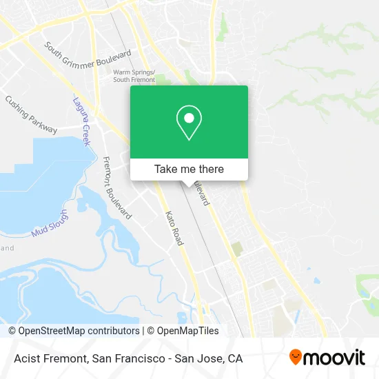 Acist Fremont map