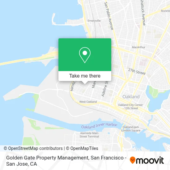 Golden Gate Property Management map