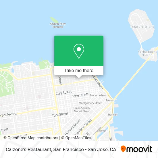 Calzone's Restaurant map
