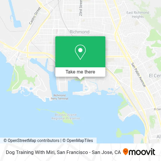 Dog Training With Miri map