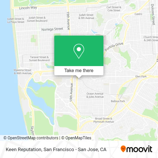 Keen Reputation map