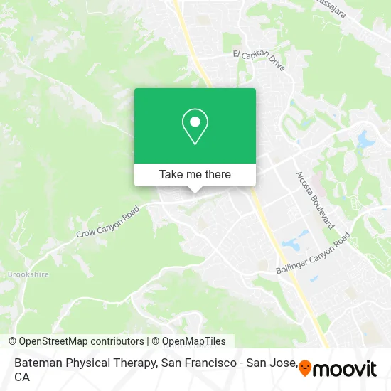 Bateman Physical Therapy map