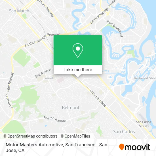 Motor Masters Automotive map