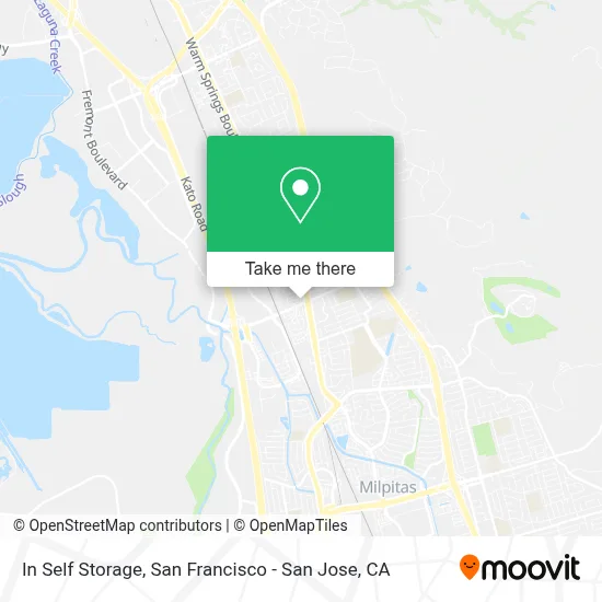 In Self Storage map