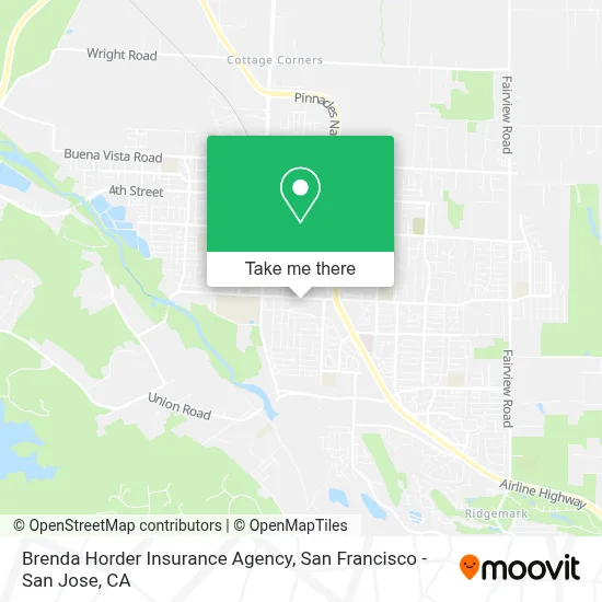 Brenda Horder Insurance Agency map